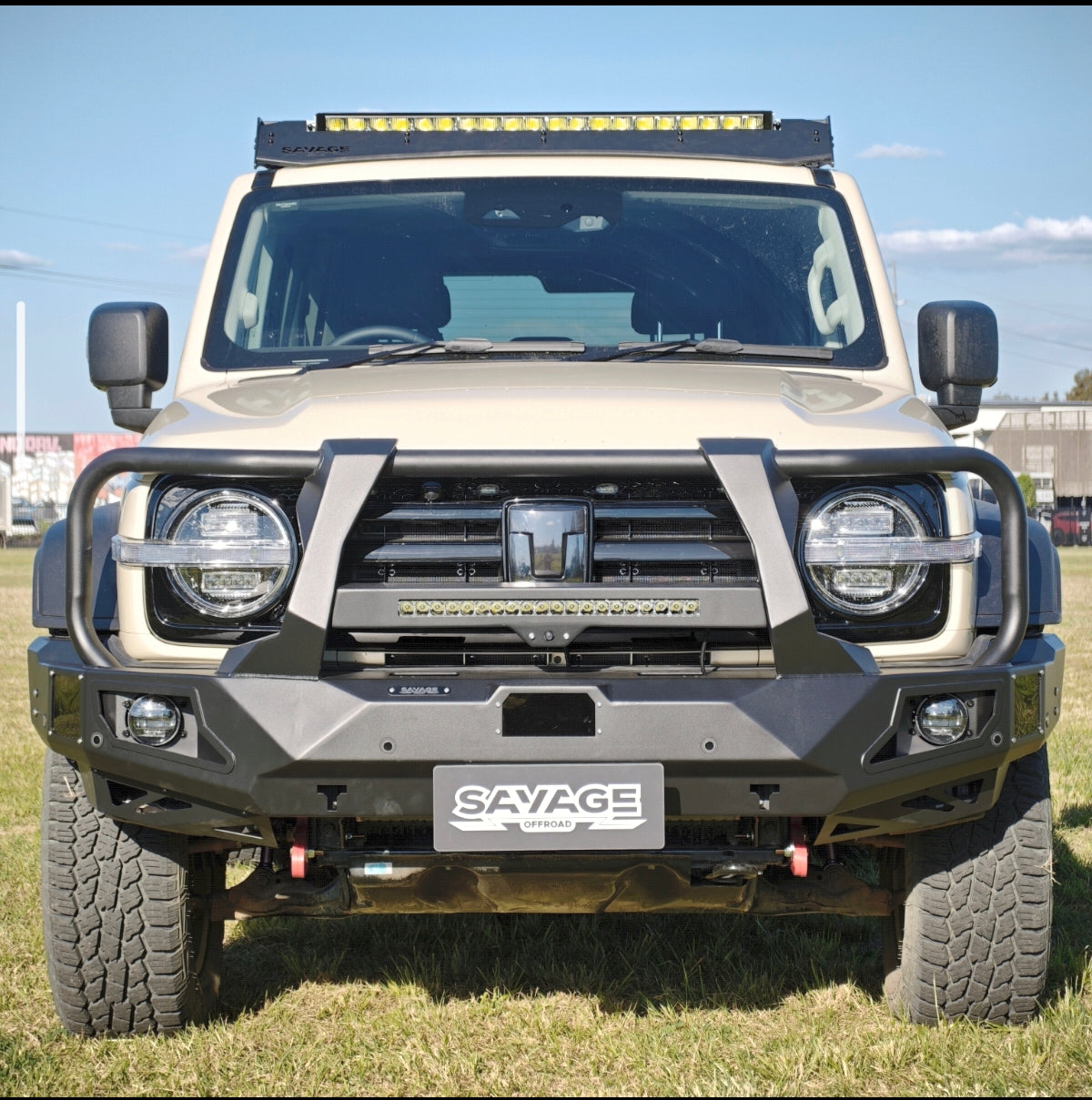 TANK 300 ARMOUR (HOOPED) BULL BAR ALL MODELS image 7