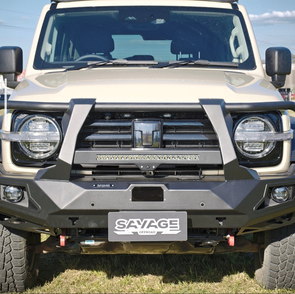 TANK 300 ARMOUR (HOOPED) BULL BAR ALL MODELS image 2