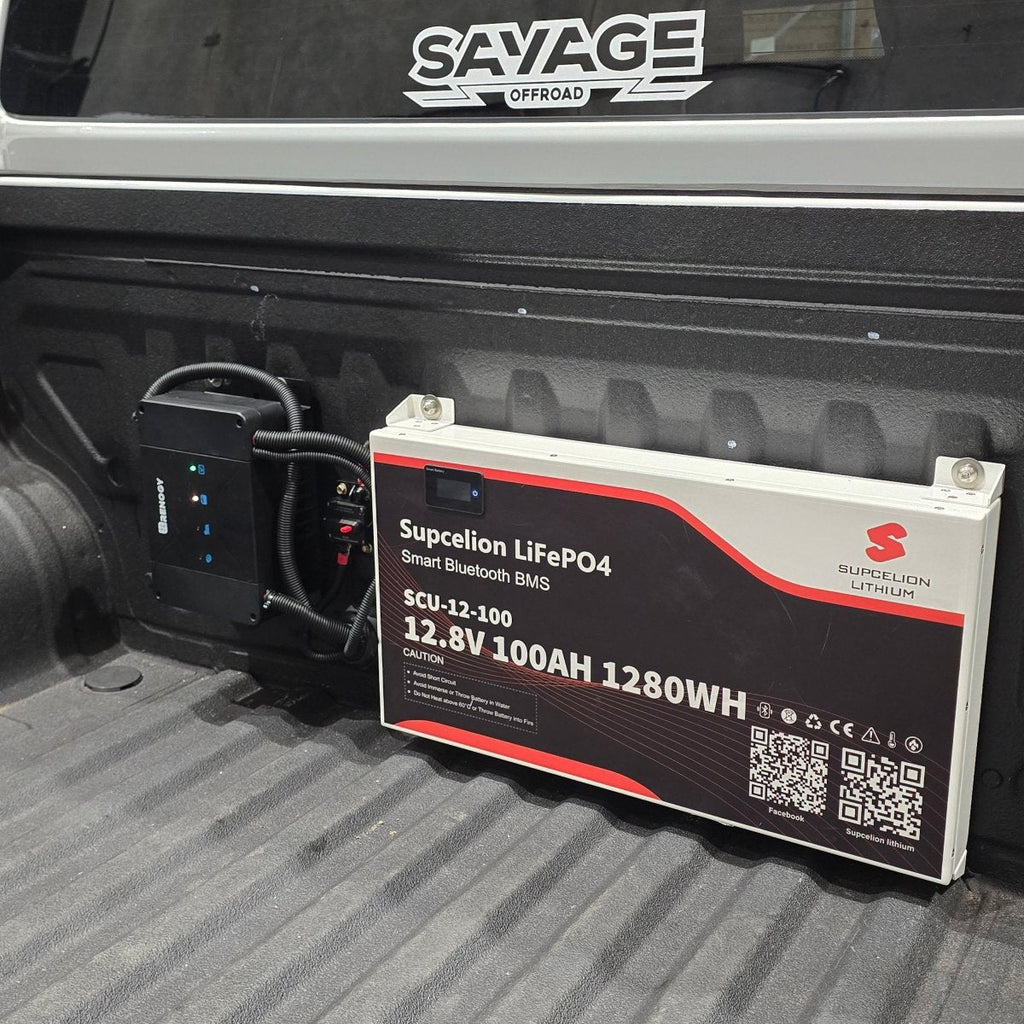 SUPCELION 100AH + 50A DC-DC LITHUIM BATTERY PACKAGE image 3