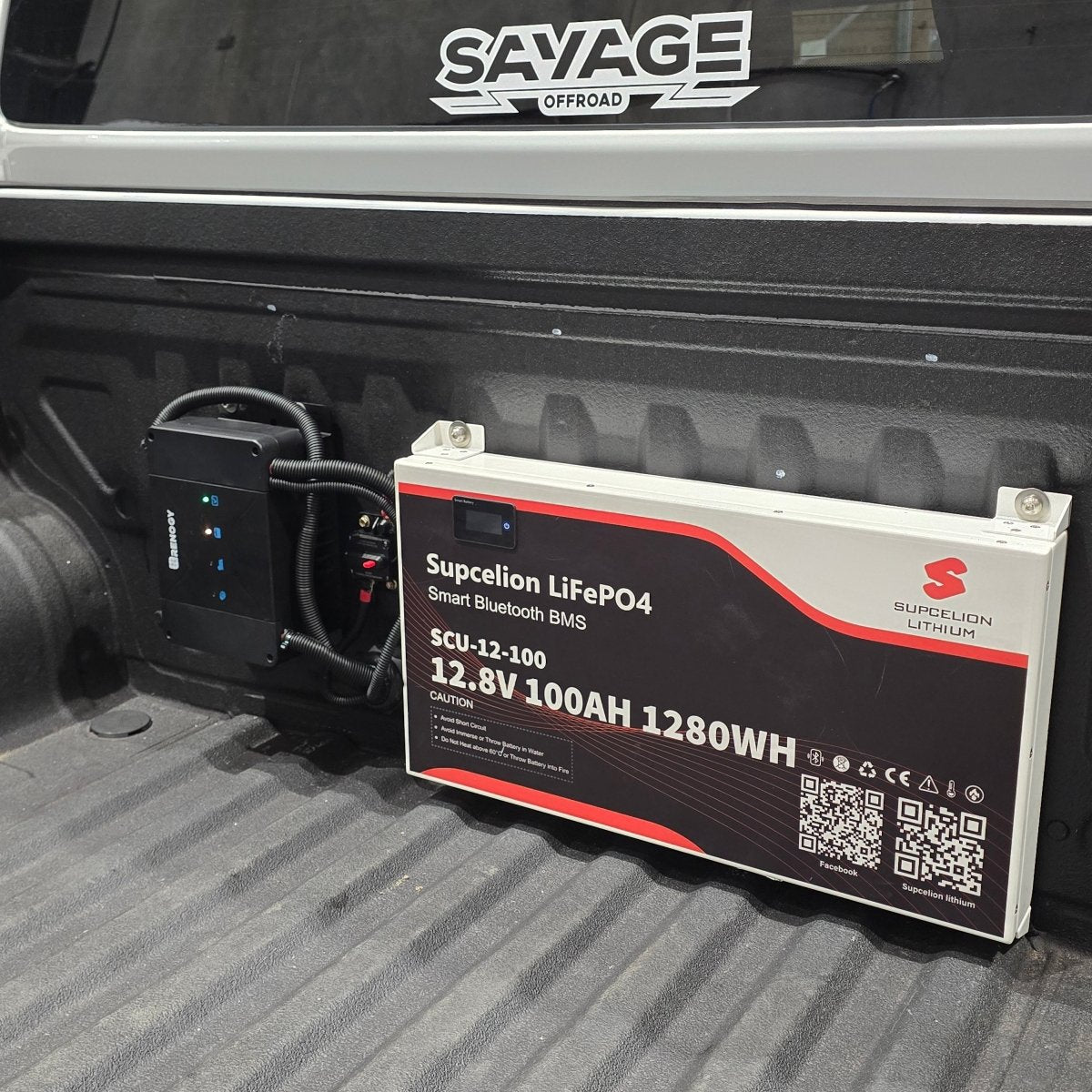 SUPCELION 100AH + 50A DC-DC LITHUIM BATTERY PACKAGE image 3
