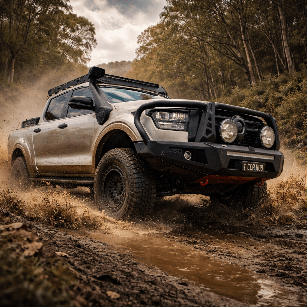 SAVAGE FORGED RAMPAGE HOOPED BULL BAR - GWM ALPHA 2024+ DIESEL, HEV & PHEV image 7