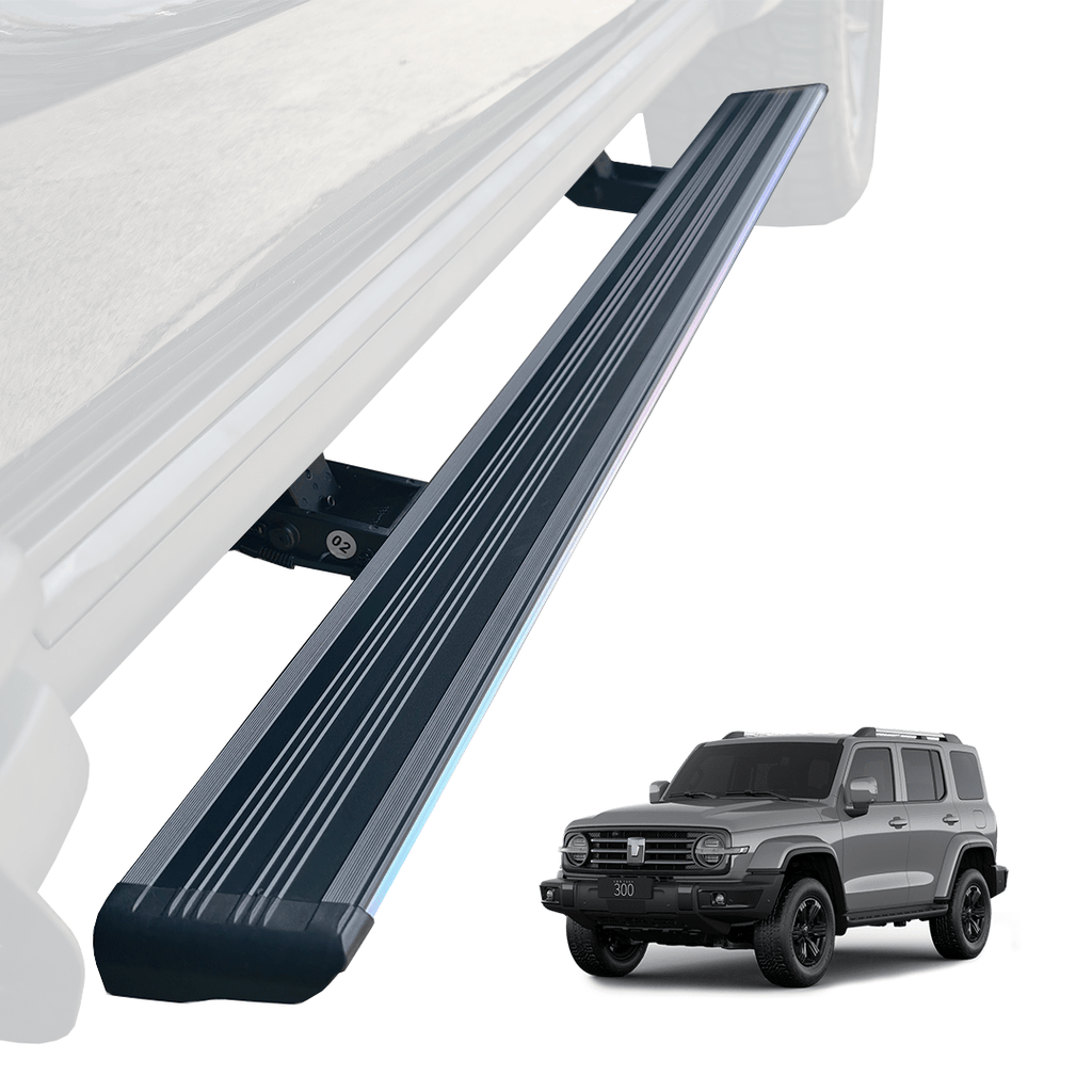 SAVAGE ELECTRIC SMARTSTEPS SIDE STEPS WITH RGB STEP LIGHTING GWM TANK 300 2023+ image 5