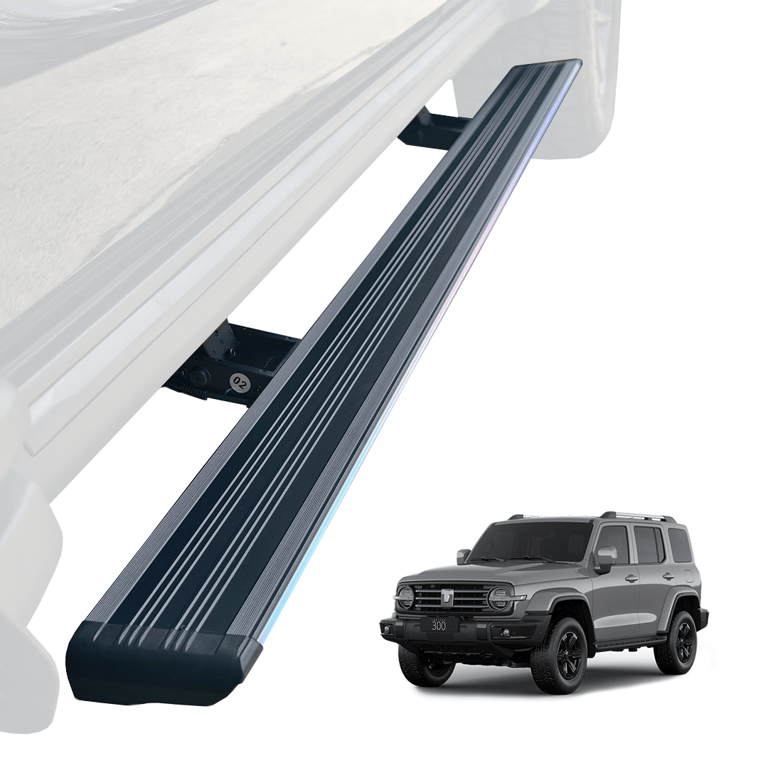SAVAGE ELECTRIC SMARTSTEPS SIDE STEPS WITH RGB STEP LIGHTING GWM TANK 300 2023+ image 5